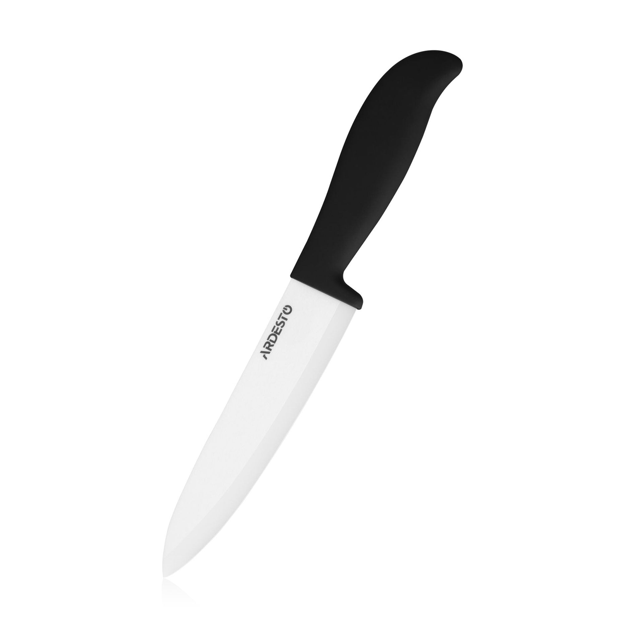 Ніж кухарський Ardesto Fresh керамічний, чорний, 27.5 см (AR2127CB)